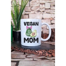 Vegan Mom Hediyelik Baskılı Çay Kahve Sunum Kupa Bardak