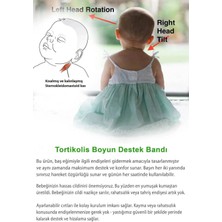 Urz Store Tortikolis Yastığı ( Boyun Eğriliği Önlem Yastığı ) Bebek Boyun Destek Yastığı,