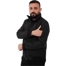 Spor Erkekastarlı Dik Yaka Mevsimlik Su ve Rüzgar Geçirmez Mont