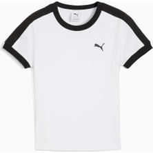Puma T7 Kadın Beyaz Tişört (632129-02)