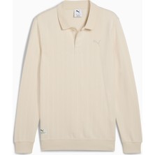 Puma CLASS CREW TR Bej Erkek Sweatshirt