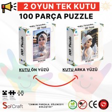 Soi Craft 100 Parça Puzzle Çift Tasarım Tek Kutu Hac Temalı Dua Eden Çoçuk Figürü
