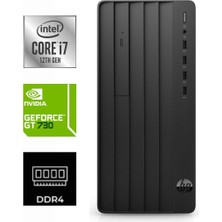 Hp Pro Tower 290 G9 I7-12700K 9M938AT-224 16GB 512GB Quadro Nvidia GT730 Freedos Masaüstü Bilgisayar