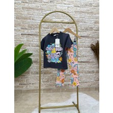 Zr Model Çiçek Taytlı Takım
