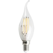 Cata CT-4062 4W/3000K Kıvrık Buji LED Flament Ampul (G.ışığı) Cata