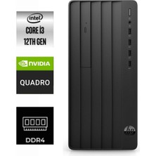 Hp Pro Tower 290 G9 I3-12100 9M938AT-353 32GB 512GB Quadro T400 Windows 11 Pro Masaüstü Bilgisayar