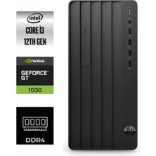 Hp Pro Tower 290 G9 I3-12100 9M938AT-313 32GB 2tb Msı Gt 1030 4gb Windows 11 Pro Masaüstü Bilgisayar