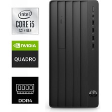Hp Pro Tower 290 G9 I5-12400 9M938AT-451 8gb 1tb Quadro T400 Windows 11 Pro Masaüstü Bilgisayar