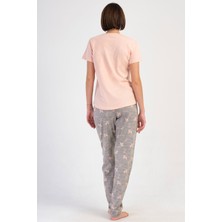 Pamuklu Kadın Kısa Kol Pijama Takım
, 408380