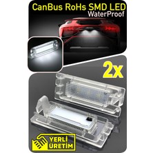 Renault Kangoo Grand Be Bop Rapid Canbus LED Plaka Aydınlatma Ledi Lambası LED Edıtıon