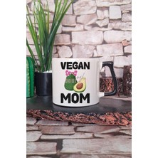 Vegan Mom Baskılı Hediyelik Kulplu Kupa Bardak