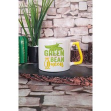 Green Been Queen Vegan Baskılı Hediyelik Kulplu Kupa Bardak