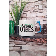 Vegan For The Animals Baskılı Hediyelik Kulplu Kupa Bardak