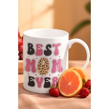 Best Mom Ever No:2 Baskılı Anneler Günü Doğum Günü Anneye Hediye Kupa Bardak