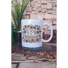 Boho Dog Mama Floral Baskılı Bohem Köpek Annesi Çiçekli Hediye Baskılı Kupa Bardak