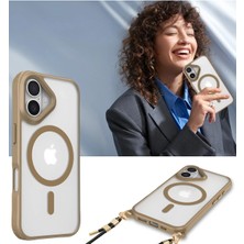 iPhone 16 Plus Kılıf Enka Magsafe Silikon Kılıf - Şeffaf - KA8487-2788