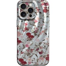 iPhone 13 Pro Kılıf Crew Desenli Kapak - Çiçek - KA8472-4468