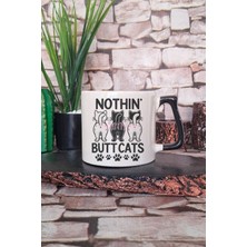 Kedi Komik Esprili Kedisever Kedi Sahibi Sevimli Hediyelik Kulplu Kupa Bardak