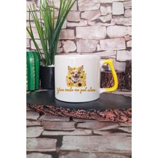 You Me And The Dogs Baskılı Köpeksever Hediyelik Kulplu Kupa Bardak