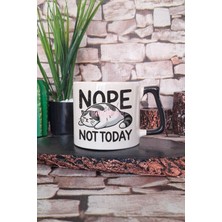 Kedi Komik Baskılı Esprili Kedisever Kedi Sahibi Mizahı Hediyelik Kulplu Kupa Bardak