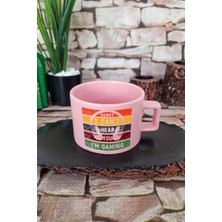 Sorry I Cant Hear You I Am Gaming Gamer Kare Kulplu Fincan Pembe Kupa Bardak