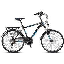 Geroni Craft - 24" City - 16,5' - 21 Vites - V.b. - Siyah-Mavi