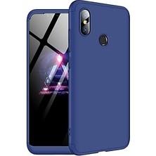 Microsonic Redmi Note 6 Pro Kılıf Double Dip 360 Protective Lacivert [redmi Note 6 Pro
