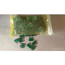 30 Amp. Bıçak Sigorta Yesil 100 Adet Paket