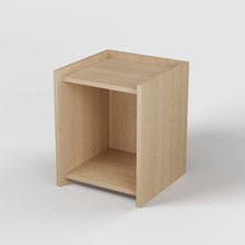 Elbin Komodin | 40 cm - 2 Raflı Ceviz Renkli