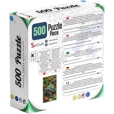 Soi Craft 500 Parça Puzzle Renklerin Sessiz Yolcusu Kaplumbağa