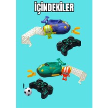 2.4ghz Figürlü, Işıklı, Şarjlı, Futbol Oynayan Çarpışan Uzaktan Kumandalı Araba – 2’li Set