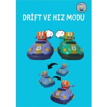 2.4ghz Figürlü, Işıklı, Şarjlı, Futbol Oynayan Çarpışan Uzaktan Kumandalı Araba – 2’li Set