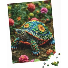Soi Craft 500 Parça Puzzle Renklerin Sessiz Yolcusu Kaplumbağa