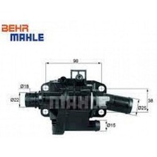 Termostat Yuvasi Komple Peugeot 206-207-307-308-407-1007-3008-5008-PARTNER Tepe-C2-C3-C4-C5 Ii Focus Iii 11 1.6 Tdci Courier 14 1.5-1.6 Tdci Fiesta 08 17 1.5 Tdci B-Max 14 Dpmah