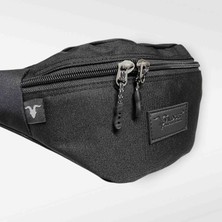 Unisex Siyah Waistbag Hip Pack Bel Çantası