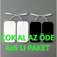 Tens Elektrodu 5X10 Cm, 6 Paket, Toplam 24 Pedi, Rahat ve Güvenli Kullanım Için Ideal