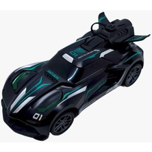 Online Gokidy Rc Spray Uzaktan Kumandalı Şarjlı Duman Atan Oyuncak Araba 18 cm Siyah LED Işıklı