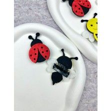 Uğur Böceği ve Arılı Saçsız Bebek Tokası 2'li