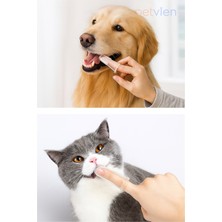 Kedi ve Köpek Için Parmak Diş Fırçası - Evcil Hayvan Diş Temizliği Fırçası
