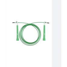 Sporsize Uzunluğu Ayarlanabilir Çelik Telli Atlama İpi - Speed Rope Yeşil Renkli Fonksiyonel Alet