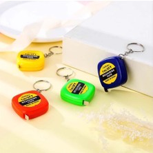 Paras Ticaret 1 M (100 Cm) Lik Sarı Mini Metre Anahtarlık (1 Adet) (Ebat: 3,3 cm x 3,3 Cm)