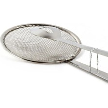 Kızartma Maşası Paslanmaz Çelik Süzgeçli Maşa Kızartma ve Haşlama Maşası Kevgiri - 29 cm