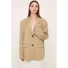 Büyük Beden Megan Oversized Daddy Blazer - Şık ve Rahat Tasarım