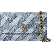 Kensington Small Chain Denim Cüzdan 7X10X2 cm