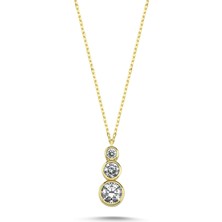 Tria Altın Kaplama Kolye