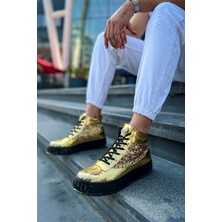 J973 Majesty Bağcıklı Ortopedik Taban Günlük Rugan Erkek Spor Bot Rst Gold
