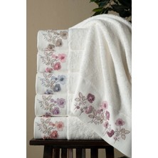 Süzine Nakışlı Bambu 30X50 cm 6 Lı Mutfak Havlusu