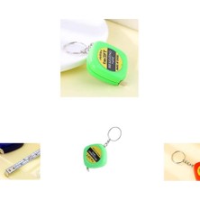 Paras Ticaret 1 M (100 Cm) Lik Yeşil Mini Metre Anahtarlık (1 Adet) (Ebat: 3,3 cm x 3,3 Cm)