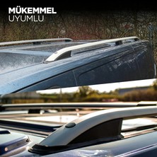 Turtle Volkswagen Caravelle (T5) Tavan Çıtası 2003-2015 Arası Uyumlu - Turtle Crown Gri