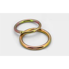 Yuvarlak Çelik Halka 18 Mm, 10 Adet, Dayanıklı ve Şık Takı Yapımı Için Ideal.